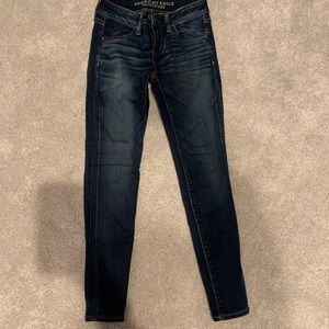 American Eagle Super Low Rise Jeggings (short)
